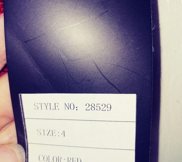 Red sequin lafemme size 4 - Picture 6 of 9